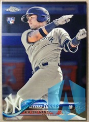 2018 Topps Chrome Gleyber Torres #31 Rookie RC New York Yankees